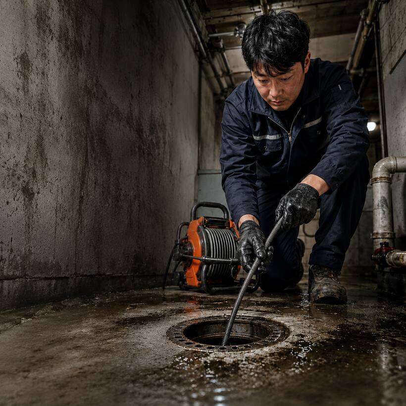 안동시 지역 배관막힘 관련 이미지