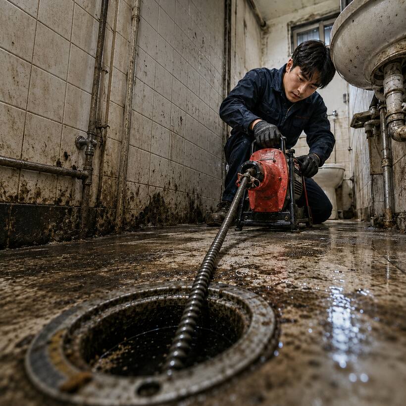 비산동 지역 하수구막힘 관련 이미지