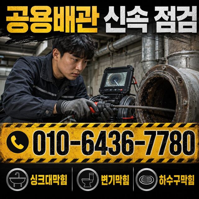 농소동 하수구막힘 빠른출동 4